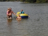 Auch in diesem Jahr war der See warm genug zum Schwimmen.